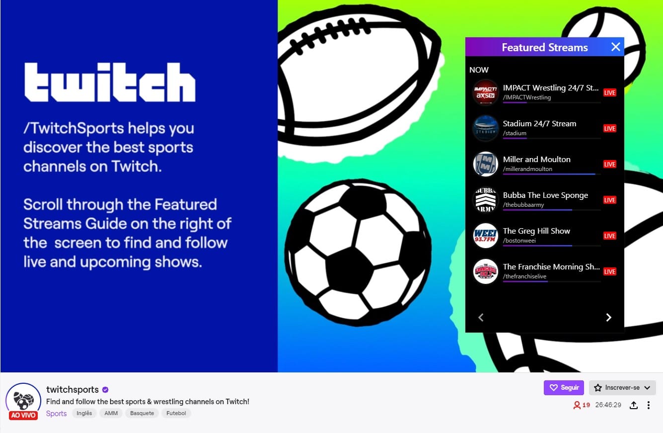 Twitch moves into 'traditional' sports after signing deals with