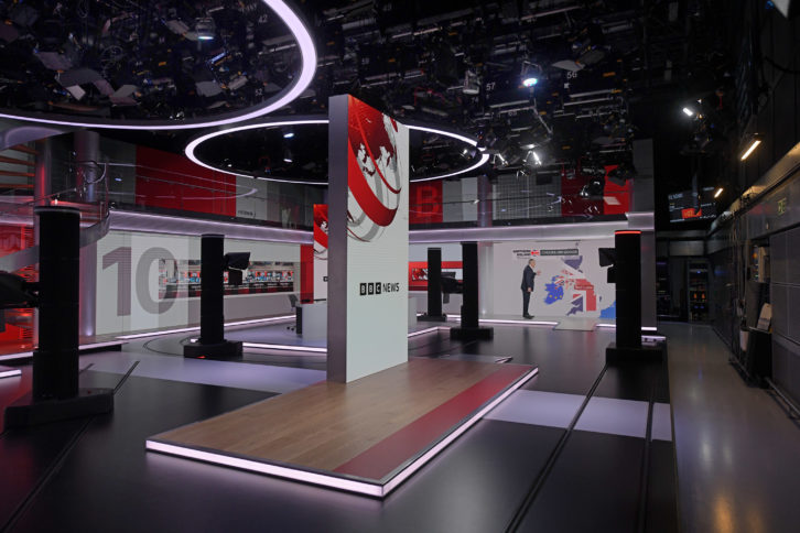 We Wanted A Studio That Was Physical Not Virtual Behind The Design And Technology Of c News Studio B Tvbeurope