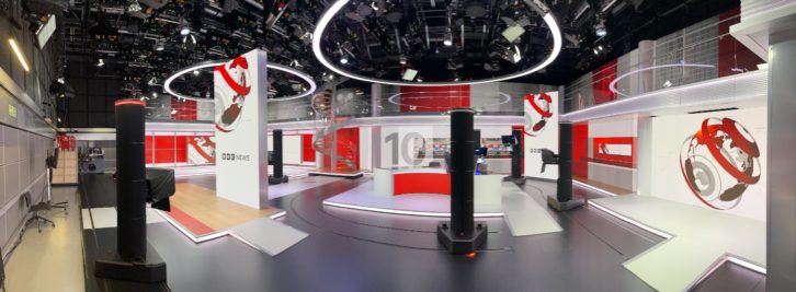 We Wanted A Studio That Was Physical Not Virtual Behind The Design And Technology Of c News Studio B Tvbeurope