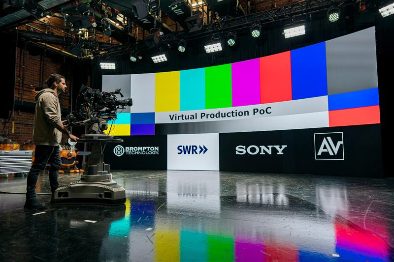 Sony Europe and SWR collaborate to test live multi-camera virtual production