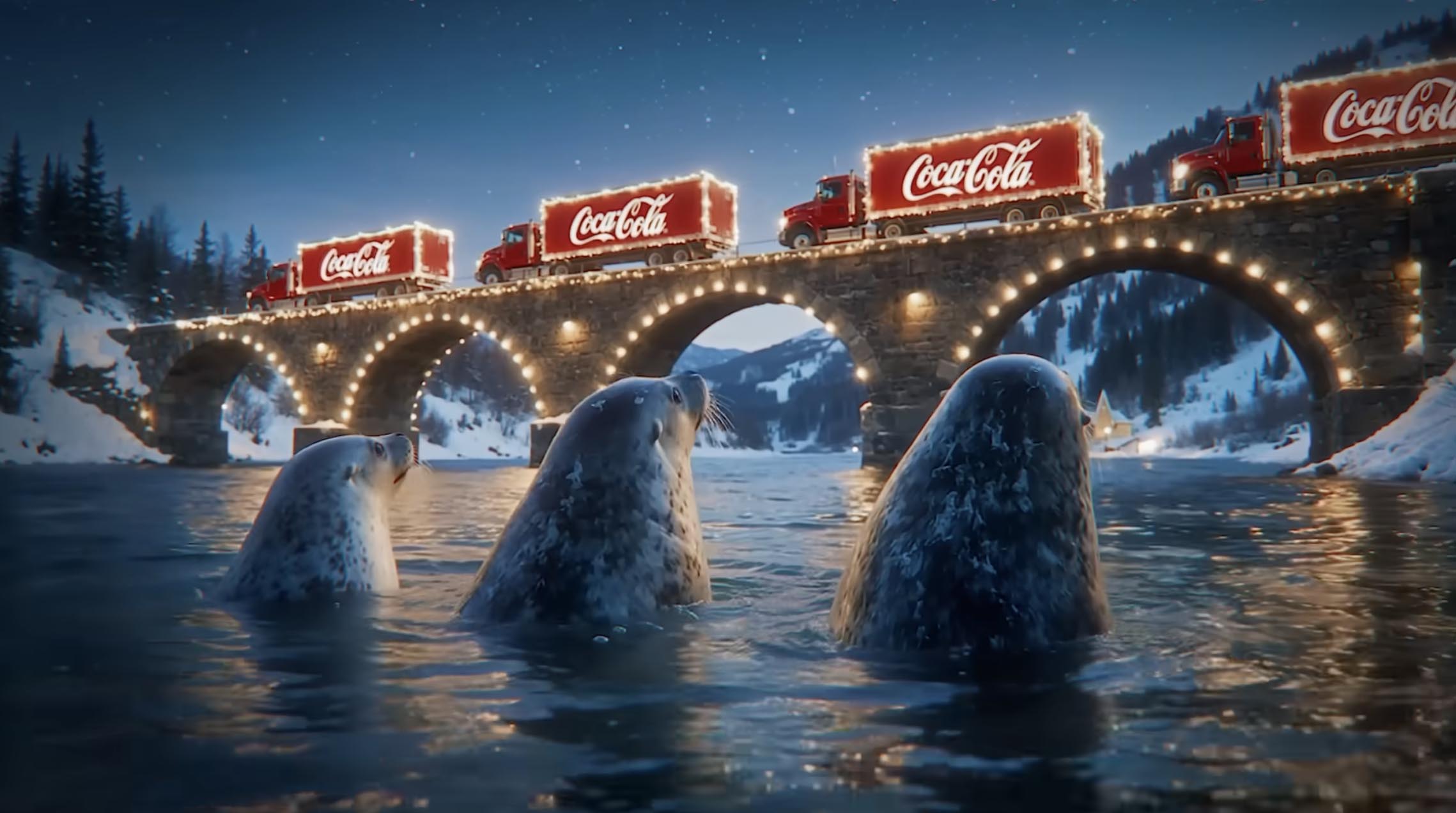 Always the real thing? Coca-Cola employs AI for annual festive advert