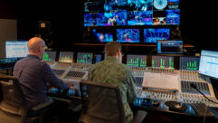 Andy Tapley and Richard Sillitto at work on Strictly Come Dancing