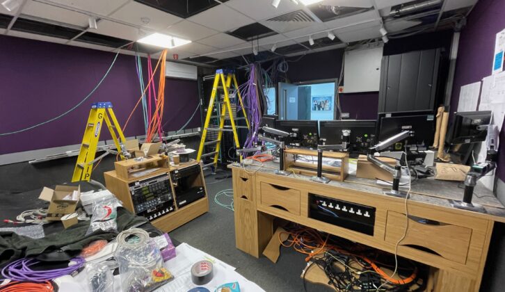 The sound control begins to come together with furniture and technology