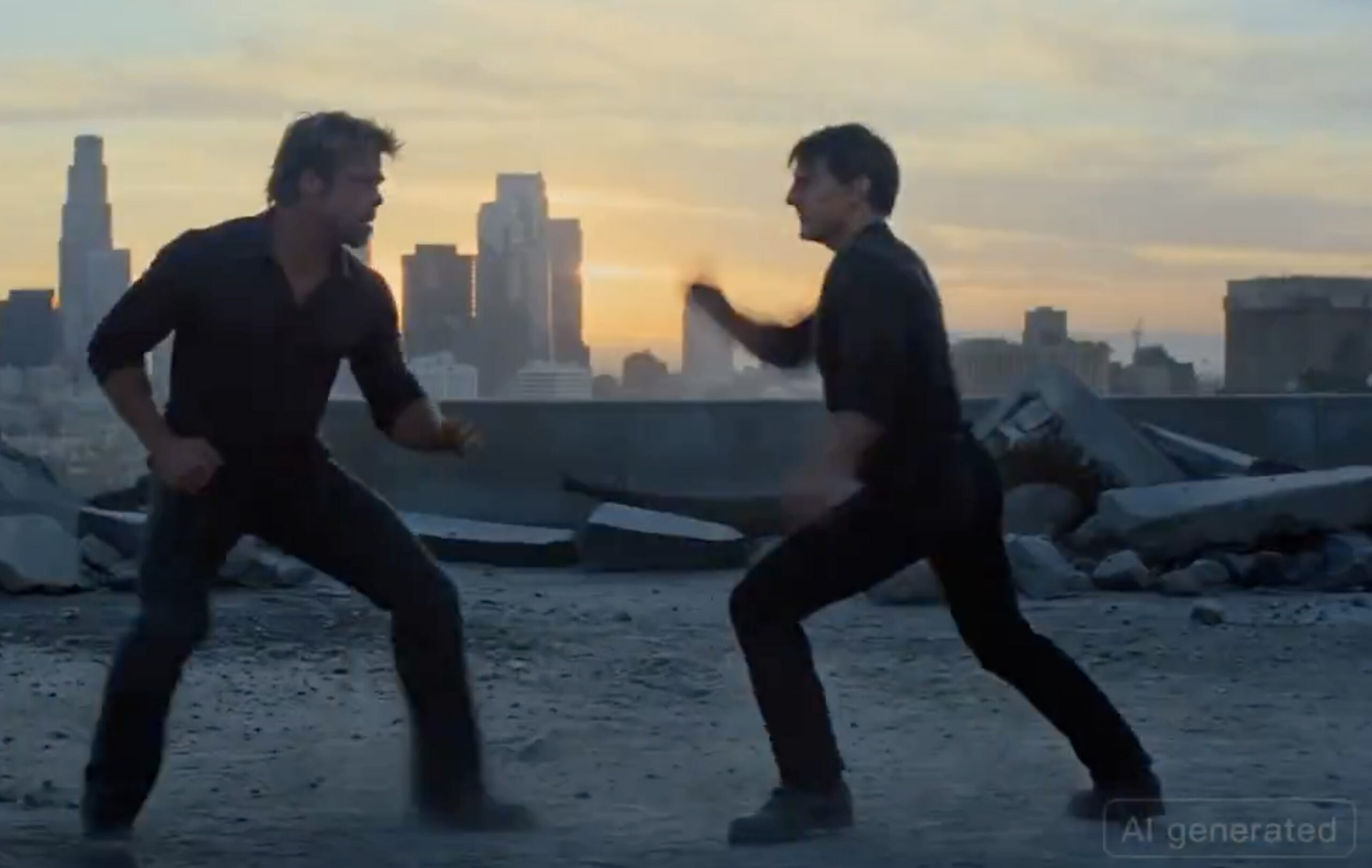 AI-created clip of Brad Pitt fighting Tom Cruise goes viral, draws criticism
