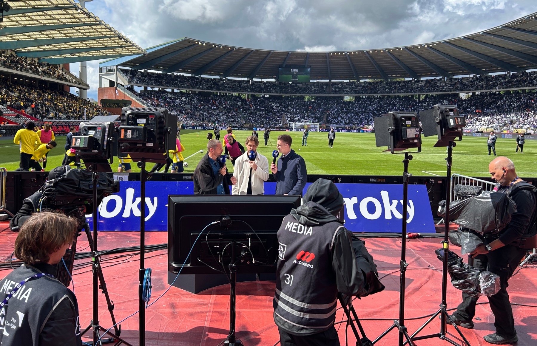 Mediapro Belgium and DAZN deliver Belgian football’s largest ever TV production