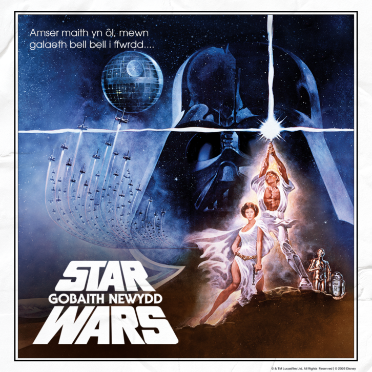 Lucasfilm, Disney and S4C join forces on Welsh language Star Wars: A New Hope