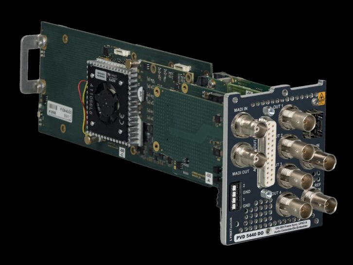 LYNX Technik brings together frame sync, MADI/AES audio in latest multi-format video processor